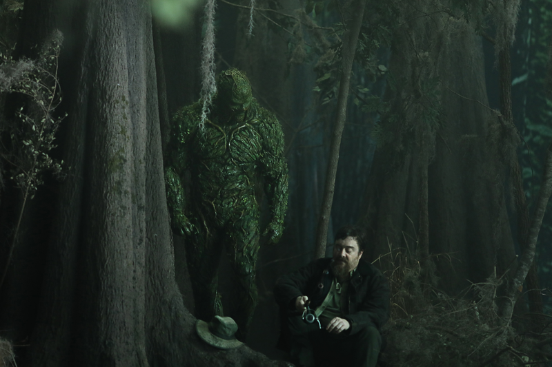 Swamp Thing and the Phantom Stranger.